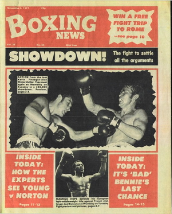 Boxing News magazine  4.11.1977 Download pdf